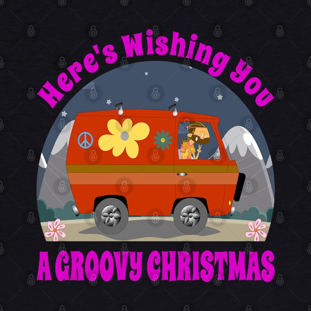 Here's wishing you a Groovy Christmas by Blended Designs